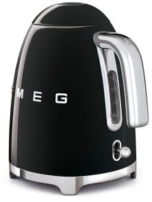 Електрочайник Smeg Retro Style Black (KLF03BLEU)