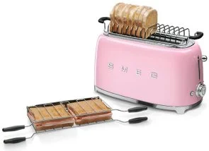 Фото: Тостер Smeg Retro Style Pink (TSF02PKEU) № 6 | KTC