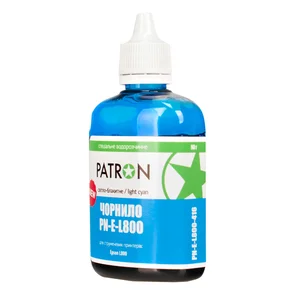 Фото: Чорнило PATRON Epson L800 світло-блакитне № 3 | KTC
