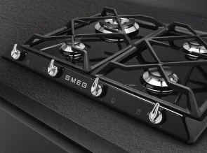 Фото: Газова варильна поверхня Smeg Victoria Black SR964NGH № 3 | KTC
