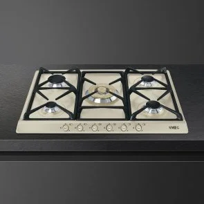 Фото: Газова варильна поверхня Smeg Cortina Creamy SR775PO № 2 | KTC