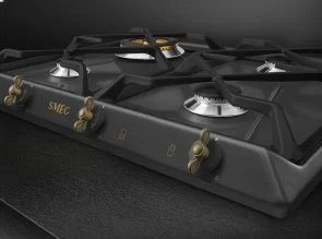 Фото: Газова варильна поверхня Smeg Coloniale Anthracite SRV864AOGH № 2 | KTC