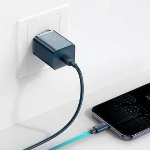 Фото: Зарядний пристрій Baseus Super Si Quick Charger PD 20W Blue (CCSUP-B03) № 10 | KTC