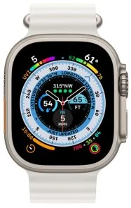 Фото: Смарт годинник Apple Watch Series Ultra 49mm Titanium Case with White Ocean Band (MNHF3) № 3 | KTC