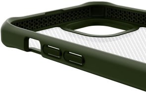 Чохол iTSkins for iPhone 14 Plus HYBRID R TEK Olive Green and Transparent (AP4R-HBTEK-KATR)