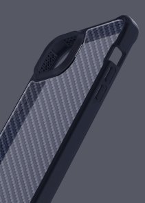 Чохол iTSkins for iPhone 14 Plus HYBRID R TEK Deep blue and Transparent (AP4R-HBTEK-DBTR)