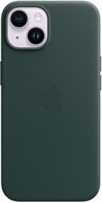 Чохол Apple for iPhone 14 Plus - Leather Case with MagSafe Forest Green (MPPA3)
