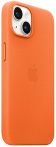 Чохол Apple for iPhone 14 - Leather Case with MagSafe Orange (MPP83ZE/A)Чохол Apple for iPhone 14 - Leather Case with MagSafe Orange (MPP83ZE/A)