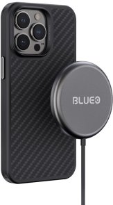 Чохол Blueo for iPhone 14 Pro Max - Armor Aramid Fiber Anti-Drop Case Black