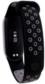 Ремінець Climber for Xiaomi Mi Band 5/6 - Nike Black grey