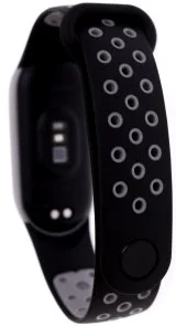 Фото: Ремінець Climber for Xiaomi Mi Band 5/6/7 - Nike Black grey № 3 | KTC