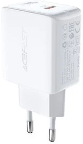 Фото: Зарядний пристрій Acefast A1 PD3.0 20W White (AFA1W) № 2 | KTC