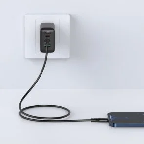 Фото: Кабель Acefast C3-01 30W Type-C / Lightning MFI 1.2m Black (AFC3-01B) № 3 | KTC