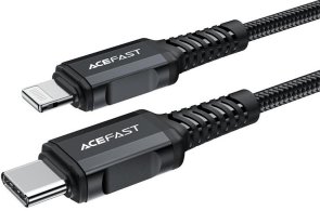 Кабель Acefast C4-01 30W Type-C / Lightning 1.8m Black (AFC4-01B)