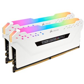 Оперативна пам’ять Corsair Vengeance RGB Pro White DDR4 2x8GB (CMW16GX4M2C3200C16W)