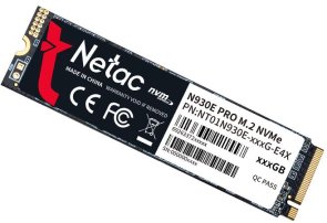 SSD-накопичувач Netac N930E Pro 2280 PCIe 3.0 x4 128GB (NT01N930E-128G-E4X)