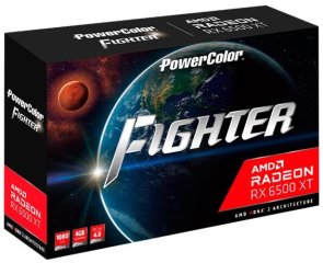 Відеокарта PowerColor RX 6500 XT Fighter (AXRX 6500XT 4GBD6-DH/OC)