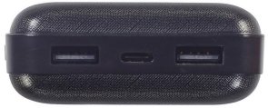 Батарея універсальна Gembird PB20-02 20000mAh Black