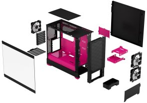 Корпус FRACTAL DESIGN Pop Air RGB Magenta with window (FD-C-POR1A-03)