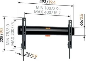Фото: Кронштейн Vogels TVM 3405 SP OLED Black (3834050SP) № 2 | KTC