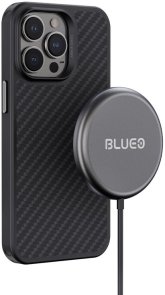 Чохол Blueo for iPhone 14/13 - Armor Aramid Fiber Anti-Drop Case MagSafe Black (BK5777/14)