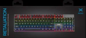 Фото: Клавіатура NOXO Retaliation Mechanical Blue Switches EN/RU USB Black (4770070882085) № 5 | KTC