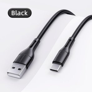 Кабель Usams US-SJ501 U68 2A AM / Type-C 1m Black (SJ501USB01)