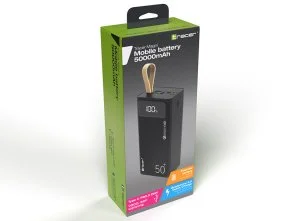 Фото: Батарея універсальна Tracer TRABAT47063 50000mAh QC3/PD/SPC 22.5W Black № 4 | KTC