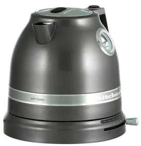Фото: Електрочайник KitchenAid Temperature Kettle 1.5L Artisan 5KEK1522 Medallion Silver (5KEK1522EMS) № 2 | KTC