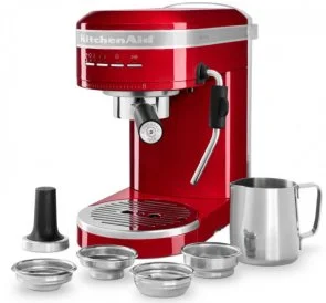 Фото: Ріжкова кавоварка KitchenAid Espresso machine Artisan 5KES6503 Red (5KES6503EER) № 5 | KTC