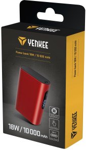 Батарея універсальна Yenkee YPB 1180 10000mAh Red (YPB 1180 Red)