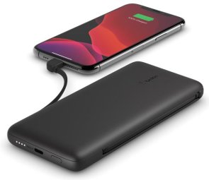 Батарея універсальна Belkin BoostCharge Plus 10000mAh 23W Black (BPB006BTBLK)