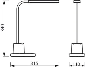 Фото: Настільна лампа Philips LED Reading Desk lamp Bucket White (929003241107) № 5 | KTC