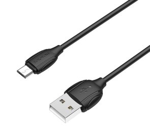 Кабель BOROFONE BX19 Benefit 2.4A AM / MicroUSB 1m Black (BX19MB)