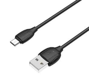 Фото: Кабель BOROFONE BX19 Benefit 2.4A AM / MicroUSB 1m Black (BX19MB) № 2 | KTC