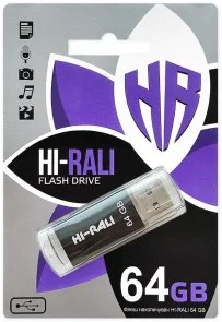 Фото: Флешка USB HI-Rali Rocket Series 64GB Black (HI-64GBVCBK) № 2 | KTC