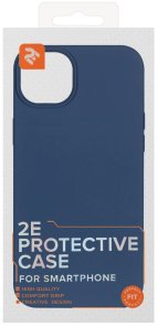 Чохол 2E for Apple iPhone 14 Pro Max - Basic Liquid Silicone Cobalt Blue (2E-IPH-14PRM-OCLS-CB)