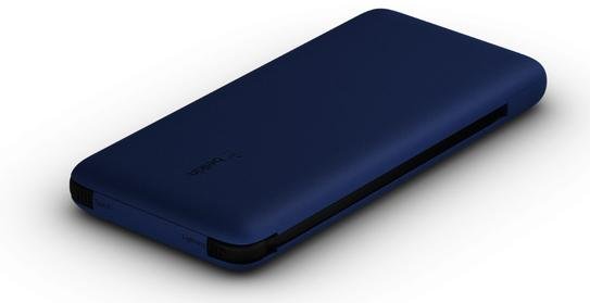 Батарея універсальна Belkin BoostCharge Plus 10000mAh 23W Blue (BPB006BTBLU)