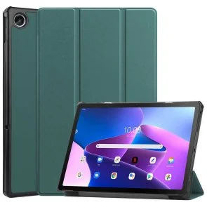Фото: Чохол для планшета BeCover for Lenovo Tab M10 Plus TB-125F 3rd Gen - Smart Case Dark Green (708303) № 3 | KTC