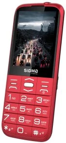 Фото: Мобільний телефон SIGMA Comfort 50 Grace Red (4827798121825) № 2 | KTC