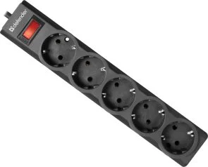 Фото: Мережевий фільтр Defender ES largo 5/5m Black (99499) № 2 | KTC