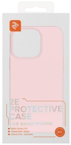  Чохол 2E for Apple iPhone 14 Pro - Basic Liquid Silicone Rose Pink (2E-IPH-14PR-OCLS-RP)