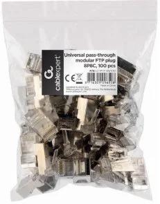 Фото: Конектор Cablexpert RJ-45 FTP 8P8C 100pcs (LC-PTF-01/100) № 2 | KTC