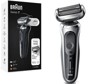 Фото: Електробритва Braun Series 7 71-S1000s Flex Wet/Dry Silver/Black (81770264) № 4 | KTC