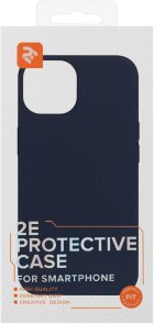 Чохол 2E for Apple iPhone 14 - Basic Liquid Silicone Midnight Blue (2E-IPH-14-OCLS-MB)