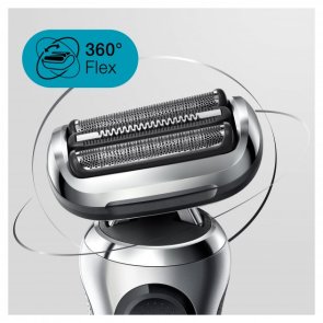 Електробритва Braun Series 7 360 Flex 71-S4200cs Wet and Dry Silver/Black (81770266)