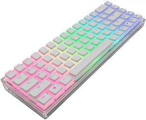 Клавіатура Dark Project Transparent Pudding PBT Mech. g3ms Teal KD68B ENG/UA/RU (DP-KD-68B-907700-GMT)