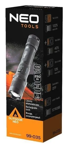 Фото: Ліхтар ручний Neo Tools 99-035 1000Lm № 3 | KTC