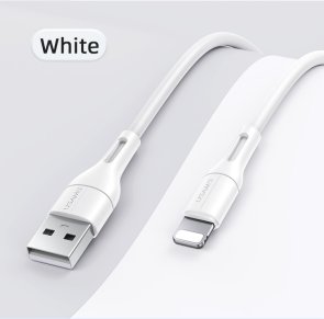 Кабель Usams US-SJ500 U68 2A AM / Lightning 1m White (SJ500USB02)