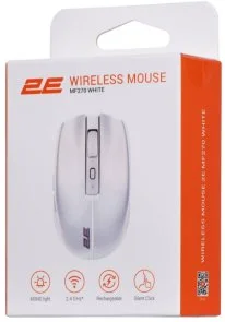 Фото: Миша 2E MF270 Silent Rechargeable WL White (2E-MF270WWH) № 14 | KTC
